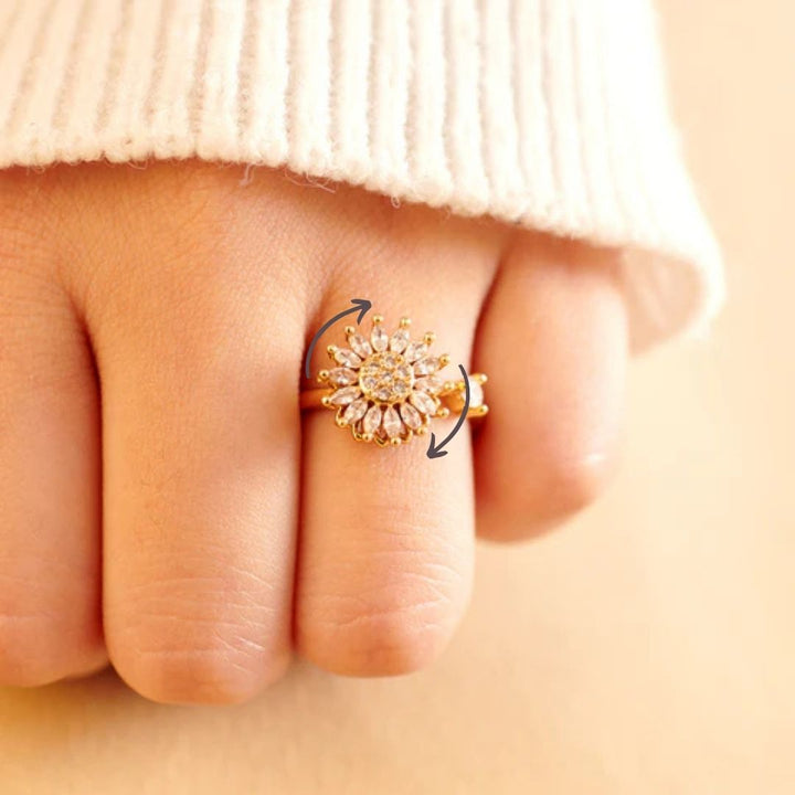 Sonnenblumen Anti-Stress Ring