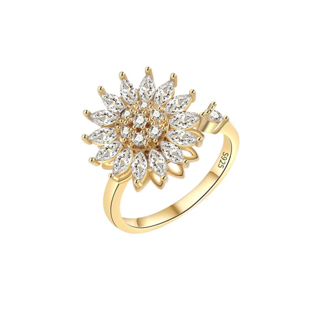 Sonnenblumen Anti-Stress Ring